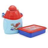 Lunch Box With Water Bottle Pack - Red, Tiffin Boxes & Bottles, Chase Value, Chase Value