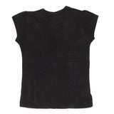 Girls Half Sleeve Fancy T-Shirt - Black - test-store-for-chase-value