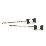 Women's Hair Pin 2 Pcs - Black, Women, Hair And Head Jewellery, Chase Value, Chase Value
