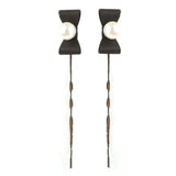 Women's Hair Pin 2 Pcs - Black, Women, Hair And Head Jewellery, Chase Value, Chase Value