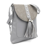 Women's Shoulder Bag ZH-46 - Grey, Women, Bags, Chase Value, Chase Value