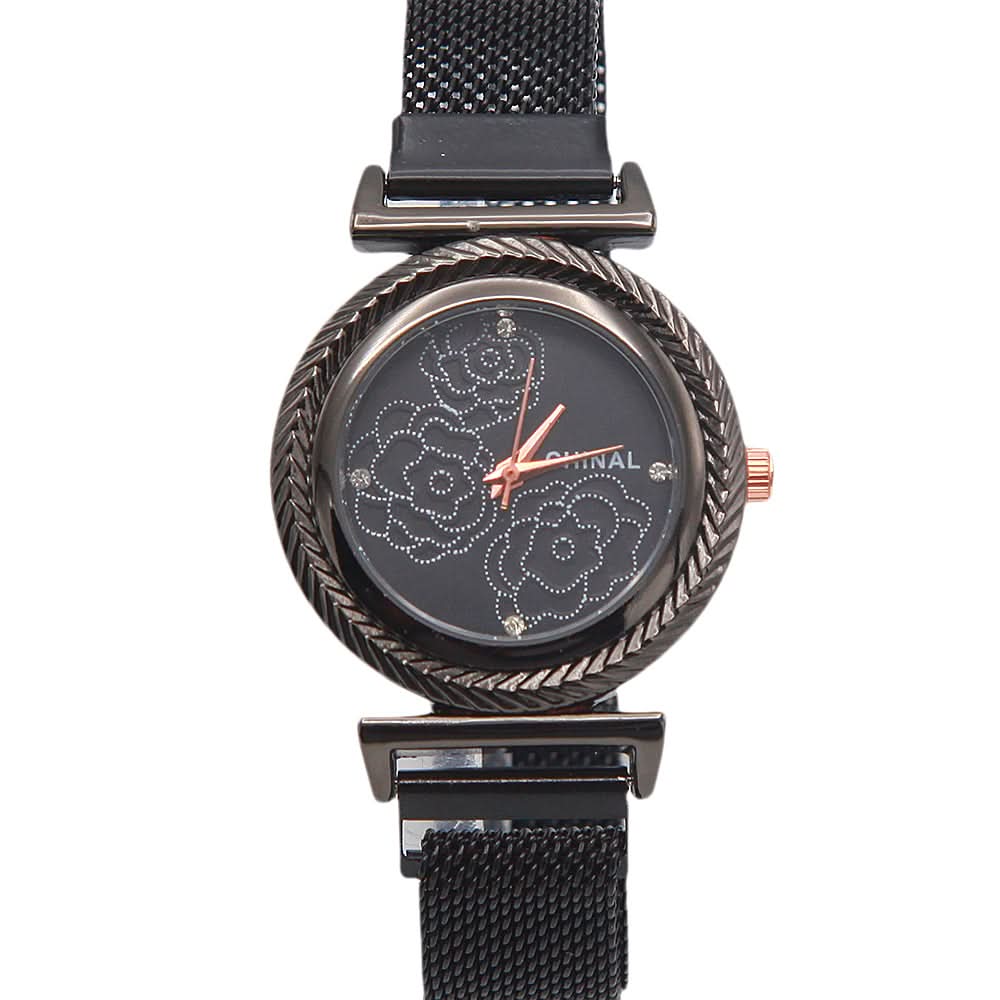 Women's Magnet Watch - Black, Women, Watches, Chase Value, Chase Value