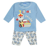 Newborn Boys Full Sleeves Suit - Light Blue, Newborn Boys Sets & Suits, Chase Value, Chase Value