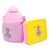Lunch Box With Water Bottle Pack - Yellow, Tiffin Boxes & Bottles, Chase Value, Chase Value