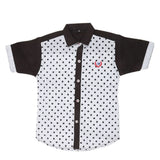 Boys Half Sleeves Casual Shirt - Black, Kids, Boys Shirts, Chase Value, Chase Value