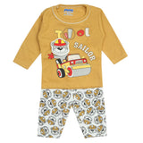 Newborn Boys Full Sleeves Suit - Brown, Newborn Boys Sets & Suits, Chase Value, Chase Value