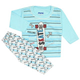 Newborn Boys Full Sleeves Suit - Sky Blue, Newborn Boys Sets & Suits, Chase Value, Chase Value