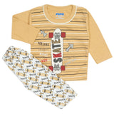 Newborn Boys Full Sleeves Suit - Brown, Newborn Boys Sets & Suits, Chase Value, Chase Value