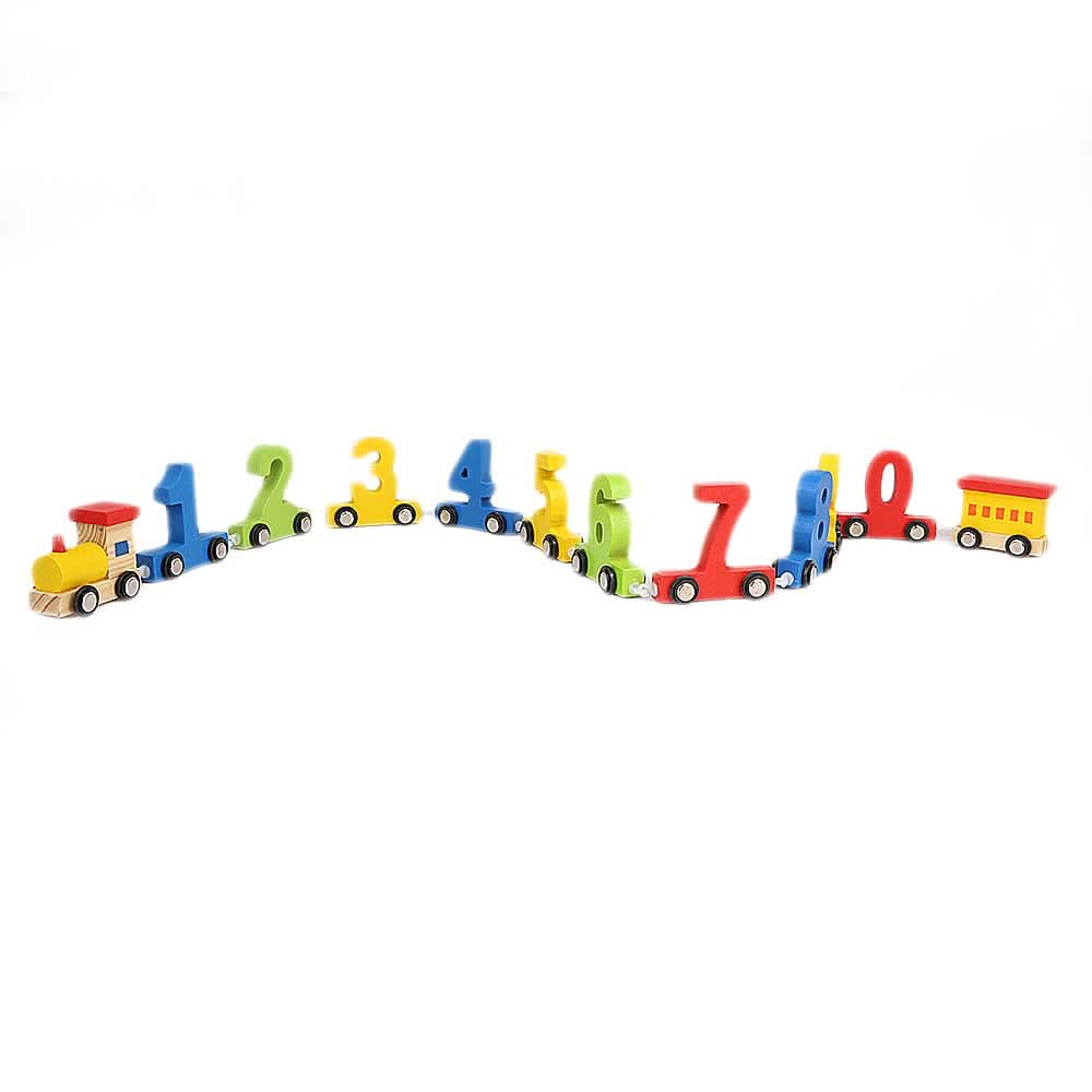 Kids Wooden Digital Train - Multi, Kids, Educational Toys, Chase Value, Chase Value