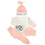 Newborn Boys Full Sleeves Suit - Pink, Newborn Boys Sets & Suits, Chase Value, Chase Value