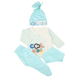 Newborn Boys Full Sleeves Suit - Blue, Newborn Boys Sets & Suits, Chase Value, Chase Value