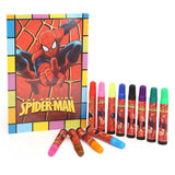 Spider-Man Marker Set 12 Pcs, Kids, Pencil Boxes And Stationery Sets, Chase Value, Chase Value