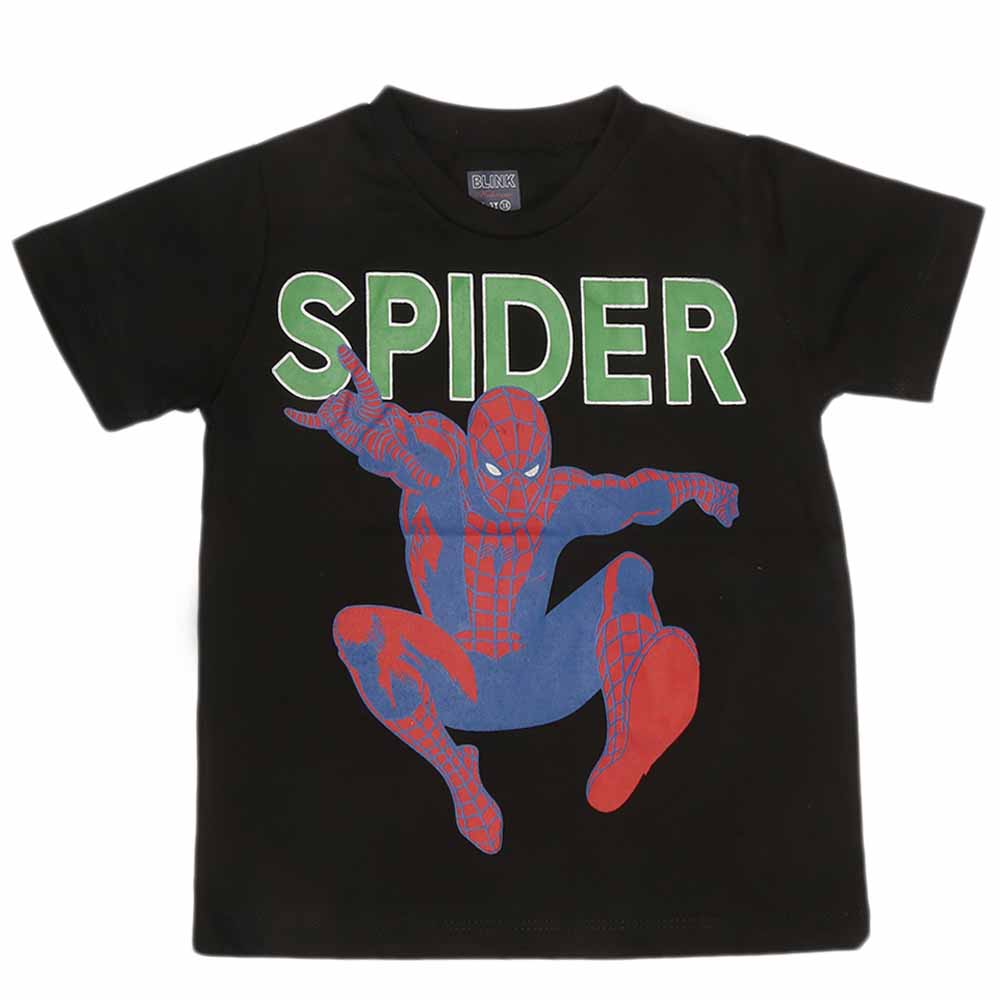 Boys Print T-Shirt - Black, Kids, Boys T-Shirts, Chase Value, Chase Value