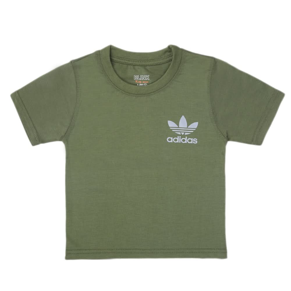 Boys Half Sleeves T-Shirt - Green, Kids, Boys T-Shirts, Chase Value, Chase Value