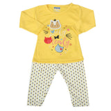 Newborn Girls Full Sleeves Suit - Yellow, Newborn Girls Sets & Suits, Chase Value, Chase Value