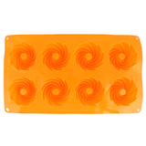 Silicone Mold 8 Pcs Tray - Orange - test-store-for-chase-value