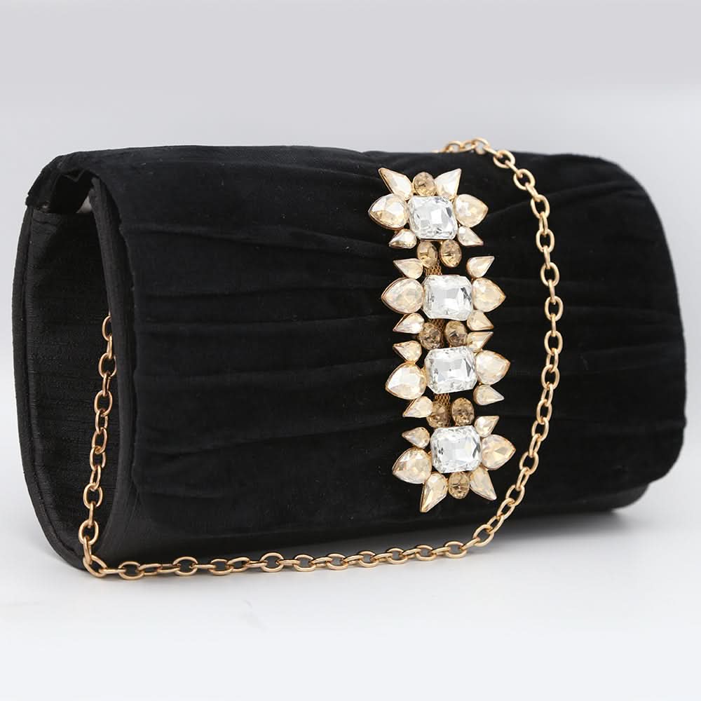 Women's Fancy Clutch 6790 - Black, Women, Clutches, Chase Value, Chase Value