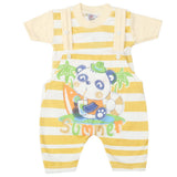 Newborn Boys Half Sleeves Romper - Mustard, Kids, Newborn Boys Rompers, Chase Value, Chase Value