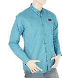 Men's Casual Printed Shirt - Blue, Men, T-Shirts And Polos, Chase Value, Chase Value