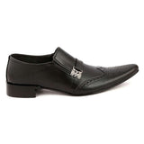 Men's Formal Shoes (F03) - Black, Men, Formal Shoes, Chase Value, Chase Value