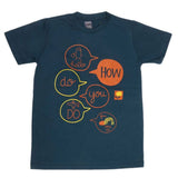 Boys Print T-Shirt - Steel Blue, Kids, Boys T-Shirts, Chase Value, Chase Value