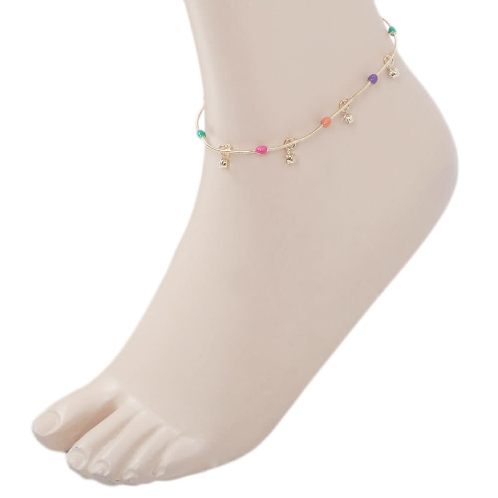Women's Anklet - Golden, Women, Foot Jewellery, Chase Value, Chase Value