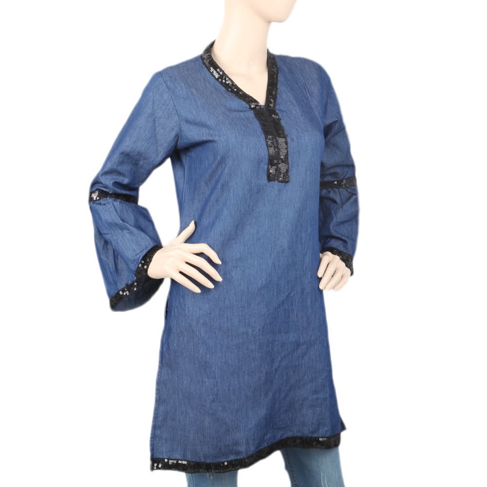 Women's Kurti - Blue, Women, Ready Kurtis, Chase Value, Chase Value