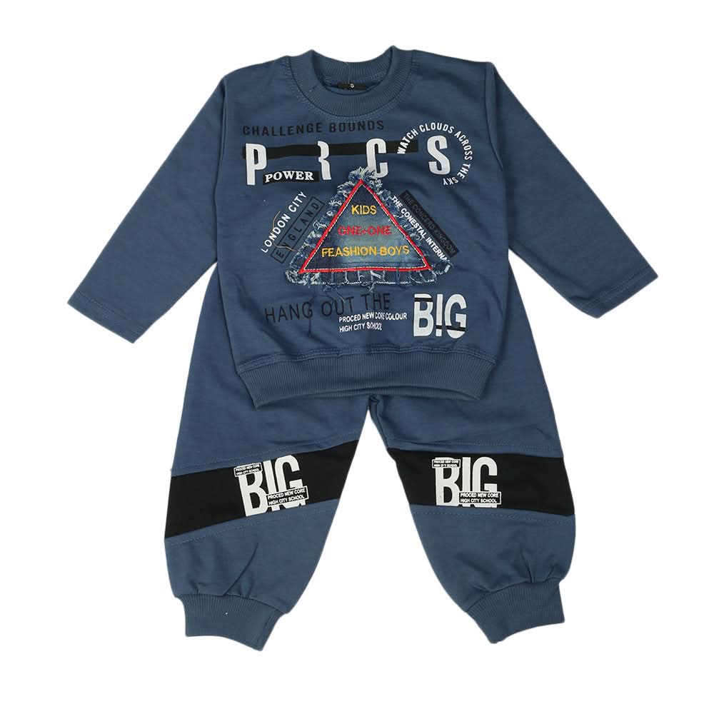 Boys Full Sleeves Suit - Steel Green, Boys Sets & Suits, Chase Value, Chase Value