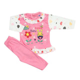 Newborn Girls Full Sleeves Suit - Pink, Newborn Girls Sets & Suits, Chase Value, Chase Value