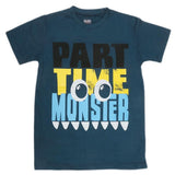 Boys Print T-Shirt - Mid Blue, Kids, Boys T-Shirts, Chase Value, Chase Value