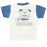 Newborn Boys Half Sleeves Suit - Steel Blue, Kids, New Born Boys Sets And Suits, Chase Value, Chase Value