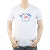 Men's Round Neck Half Sleeves T-Shirt - White, Men, T-Shirts And Polos, Chase Value, Chase Value