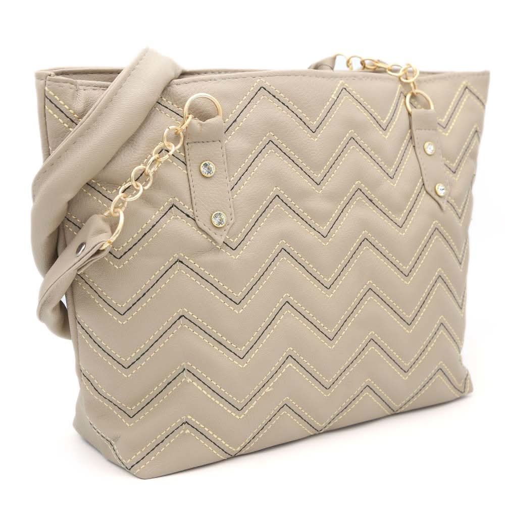 Women's Shoulder Bag ZH-51 - Beige, Women, Bags, Chase Value, Chase Value