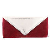Women's Velvet Clutch (328) - Maroon, Women, Clutches, Chase Value, Chase Value