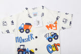 Newborn Boys Half Sleeves Suit - Navy Blue, Kids, New Born Boys Sets And Suits, Chase Value, Chase Value
