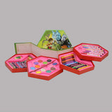 Color Kit 46 Pieces Set - Green, Kids, Pencil Boxes And Stationery Sets, Chase Value, Chase Value