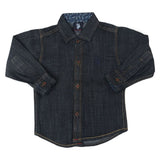 Boys Full Sleeves Casual Shirt - Denim Grey, Kids, Boys Shirts, Chase Value, Chase Value