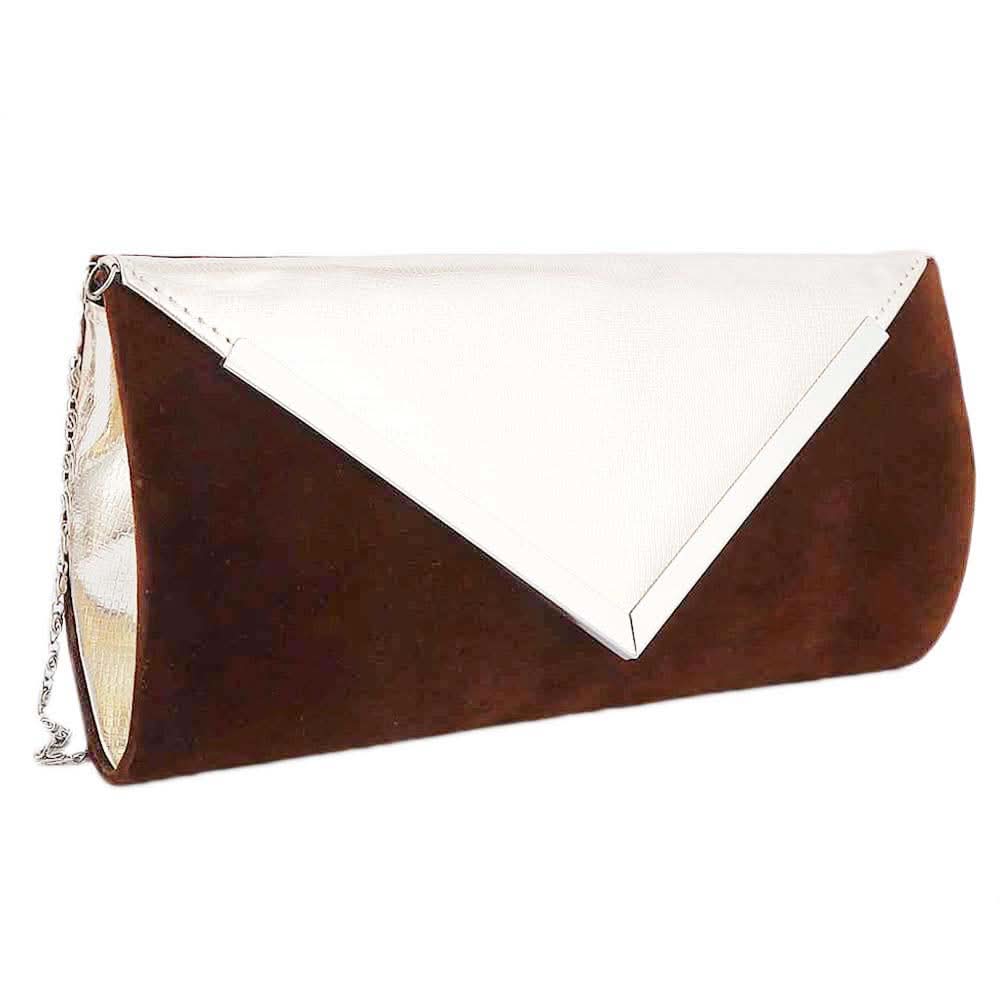 Women's Velvet Clutch (328) - Dark Brown, Women, Clutches, Chase Value, Chase Value