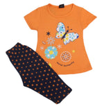 Girls Pajama Suit - Orange, Kids, Girls Sets And Suits, Chase Value, Chase Value