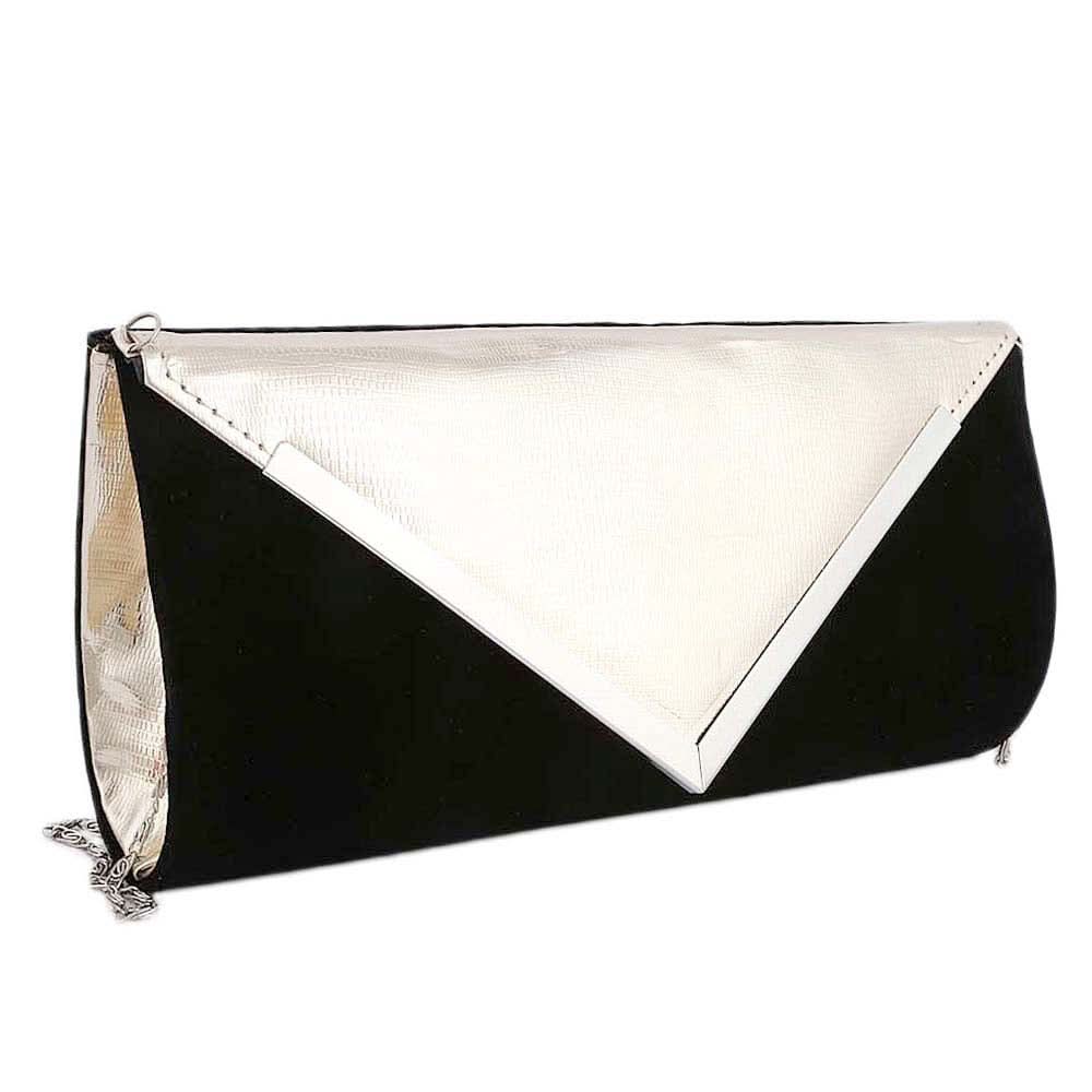 Women's Velvet Clutch (328) - Black, Women, Clutches, Chase Value, Chase Value
