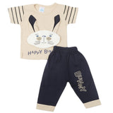 Newborn Boys Half Sleeves Suit - Brown, Kids, Newborn Boys Sets And Suits, Chase Value, Chase Value