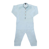 Boys Embroidered Kurta Shalwar Suit - Cyan, Kids, Boys Shalwar Kameez, Chase Value, Chase Value