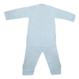 Boys Embroidered Kurta Shalwar Suit - Cyan, Kids, Boys Shalwar Kameez, Chase Value, Chase Value