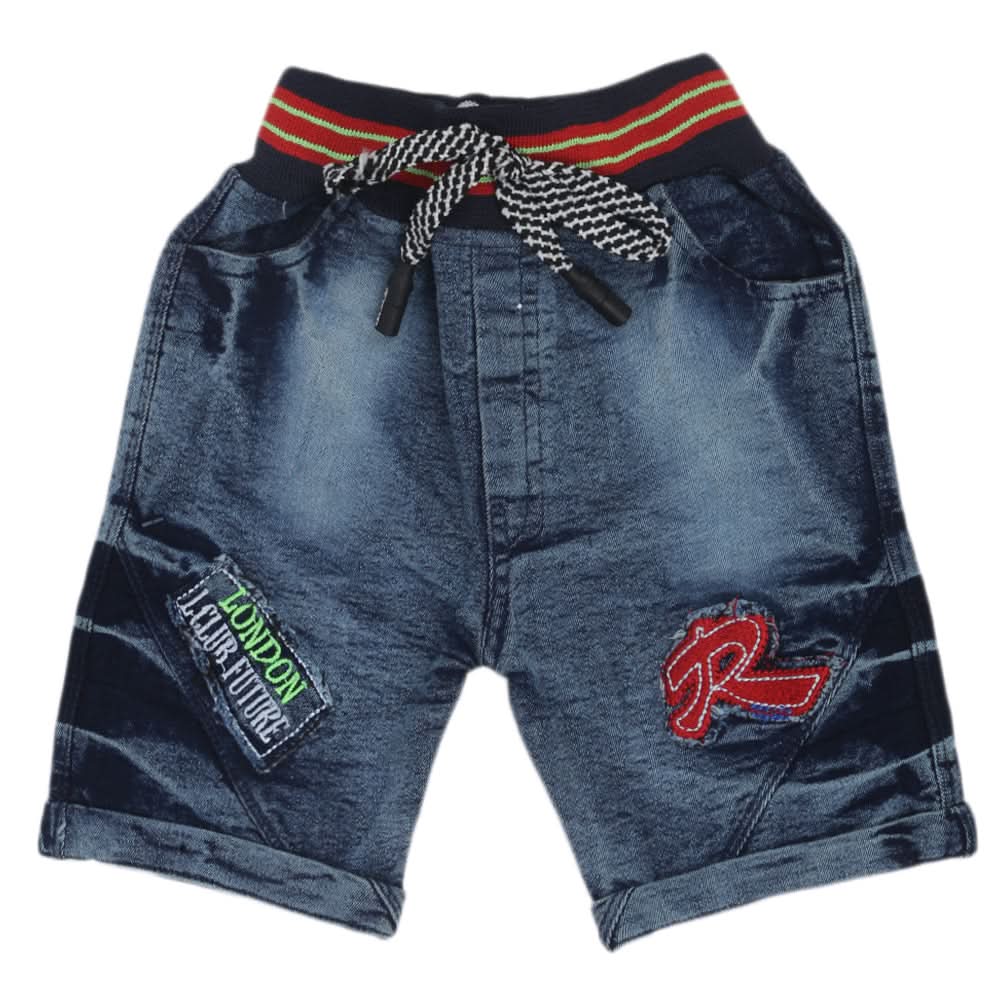Boys Denim Short - Red, Kids, Boys Shorts, Chase Value, Chase Value