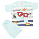 Newborn Boys Half Sleeves Suit - Cyan, Kids, Newborn Boys Sets And Suits, Chase Value, Chase Value