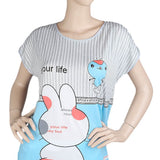 Women's Night Top - Grey Blue, Women, T-Shirts And Tops, Chase Value, Chase Value