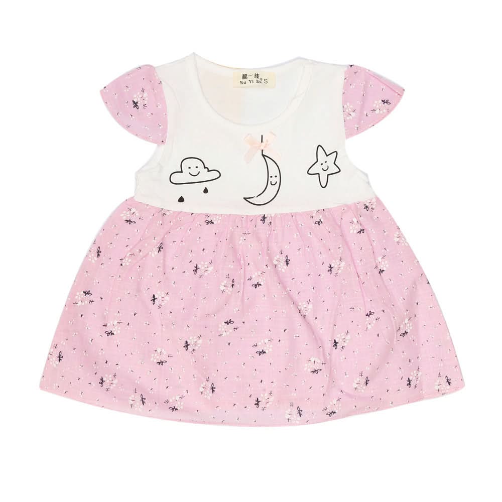 Newborn Baby Frock - Light Purple, Kids, NB Girls Frocks, Chase Value, Chase Value