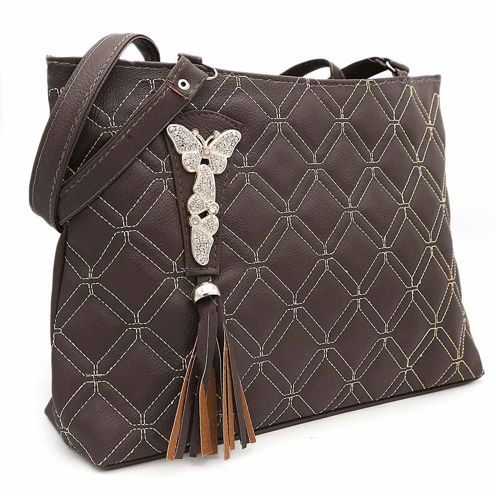 Women's Shoulder Bag ZH-48 - Coffee, Women, Bags, Chase Value, Chase Value