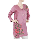 Women's Embroidered Kurti - Light Purple, Women, Ready Kurtis, Chase Value, Chase Value
