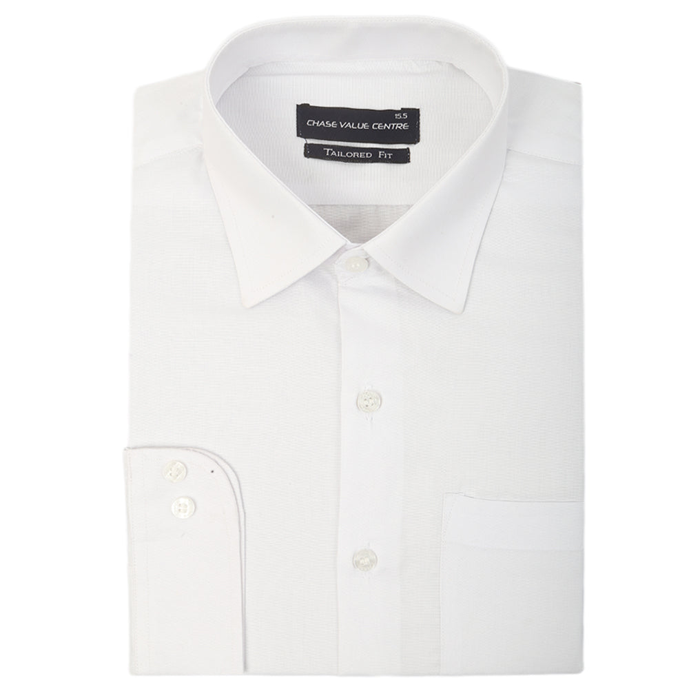 Men's Formal Shirt - White, Men, Shirts, Chase Value, Chase Value